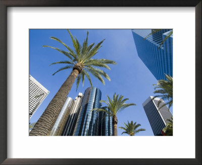 Downtown, Bonaventure Hotel In Background, Los Angeles, California, Usa by Ethel Davies Pricing Limited Edition Print image