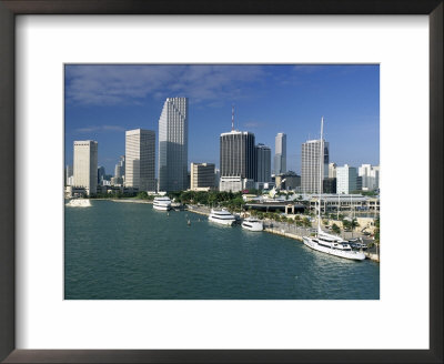 City Skyline, Miami, Florida, Usa by Gavin Hellier Pricing Limited Edition Print image