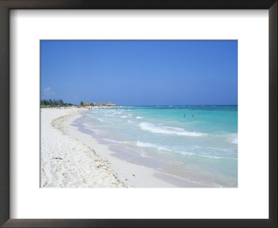 Beach, Playa Del Carmen, Yucatan, Mexico, North America by John Miller Pricing Limited Edition Print image