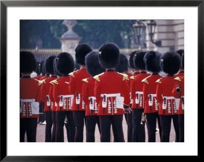 Changing Of The Guards At Buckingham Palace, London, England by Stuart Westmoreland Pricing Limited Edition Print image