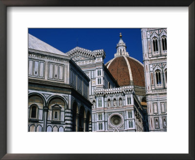 Battistero Facade, Dome And Campanile Of Il Duomo, Florence, Tuscany, Italy by Dallas Stribley Pricing Limited Edition Print image