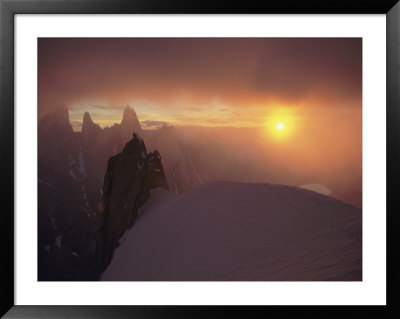 Sunrise Over The Mountains Of Patagonia by Jimmy Chin Pricing Limited Edition Print image