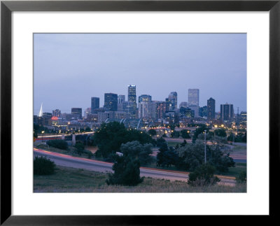 The Denver Skyline At Dusk by Richard Nowitz Pricing Limited Edition Print image
