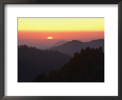 View From Moro Rock Of A Hazy Sunset Sky by Marc Moritsch Pricing Limited Edition Print image