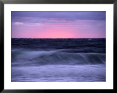 Sunset And Storm Surf On The Gulf Of St. Lawrence by Raymond Gehman Pricing Limited Edition Print image