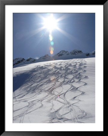 Ski Tracks In Back-Country Snow by Skip Brown Pricing Limited Edition Print image