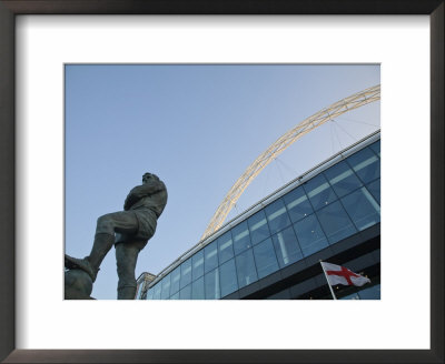 Bobby Moore Statue At Wembley Stadium, Brent, London, England by Jane Sweeney Pricing Limited Edition Print image