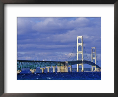 Mackinac Bridge, Michigan, Usa by Chuck Haney Pricing Limited Edition Print image