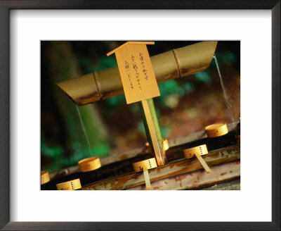 Facilities For Hand Washing At Shrine Tokyo, Kanto, Japan by John Hay Pricing Limited Edition Print image