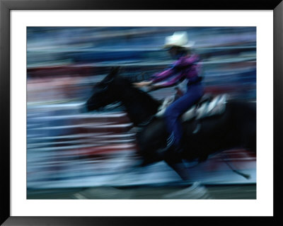Rider In Rodeo At The Calgary Stampede, Calgary, Canada by Rick Rudnicki Pricing Limited Edition Print image