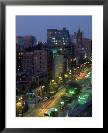 Boylston Street At Night, Boston, Ma by John Coletti Pricing Limited Edition Print image