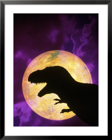 Silhouette Of T-Rex by Bill Binger Pricing Limited Edition Print image