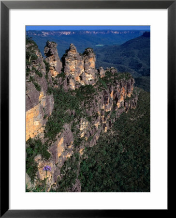 Three Sisters Rock Formation, Katoomba Blue Mountains National Park, New South Wales, Australia by Barnett Ross Pricing Limited Edition Print image