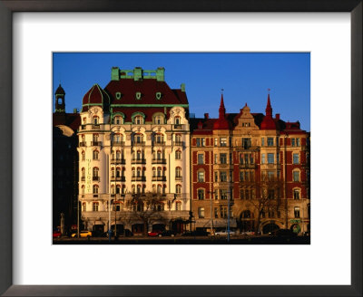 Buildings On Strandvagen River, Stockholm, Sweden by Jonathan Smith Pricing Limited Edition Print image