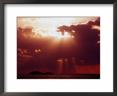 A Sunset View From Fernandez Bay, Cat Island, Bahamas by Greg Johnston Pricing Limited Edition Print image