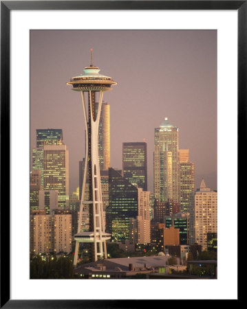 The Space Needle Dominates The Seattle Skyline by Richard Nowitz Pricing Limited Edition Print image