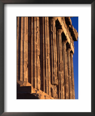 Doric Columns Line The Facade Of The Parthenon At The Acropolis, Athens, Attica, Greece by Setchfield Neil Pricing Limited Edition Print image