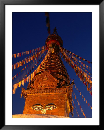 Eyes Of The Swayambhunath Stupa, Swayambhunath, Nepal by Ryan Fox Pricing Limited Edition Print image