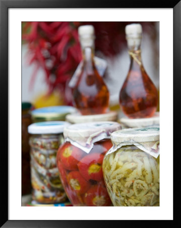 Marinated Vegetables, Positano, Amalfi Coast, Campania, Italy by Walter Bibikow Pricing Limited Edition Print image