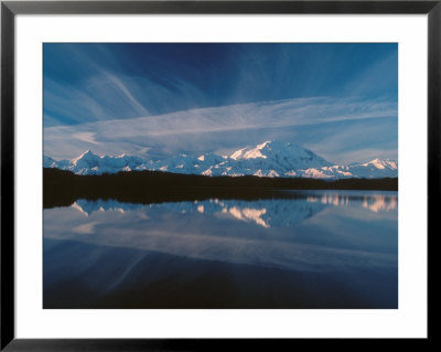 Mt. Mckinley Reflecting In Reflection Pond, Denali National Park, Alaska, Usa by Dee Ann Pederson Pricing Limited Edition Print image