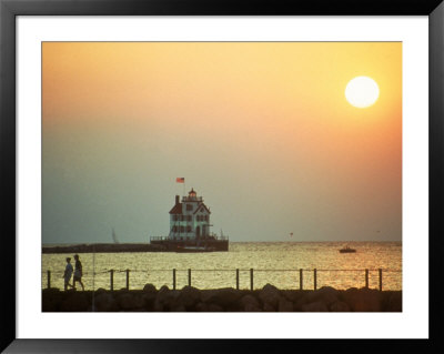 Sunset Over Lake Erie, Oh by Jeff Greenberg Pricing Limited Edition Print image
