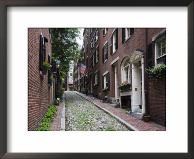 Acorn Street, Beacon Hill, Boston, Massachusetts, Usa by Amanda Hall Pricing Limited Edition Print image