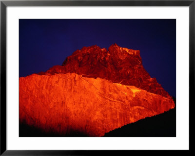 Sunrise On Cuerno Principal, Torres Del Paine National Park, Chile by Brent Winebrenner Pricing Limited Edition Print image
