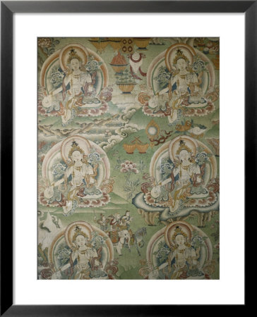 Buddhist Painting Inside The Jokhang Temple In Lhasa, Tibet by Gordon Wiltsie Pricing Limited Edition Print image