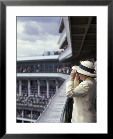 Lady's Hats, Derby Day At Churchill Downs Race Track, Louisville, Kentucky, Usa by Michele Molinari Pricing Limited Edition Print image