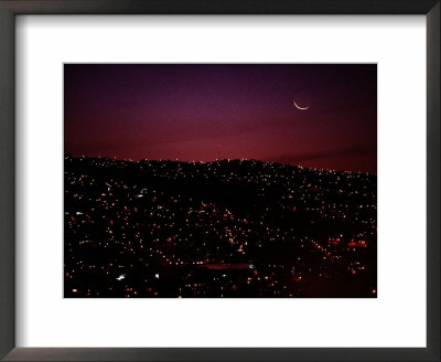 Night View Of Valparaiso by Pablo Corral Vega Pricing Limited Edition Print image
