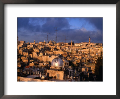 Rooftops Of The Old City, Jerusalem, Israel by Michael Coyne Pricing Limited Edition Print image
