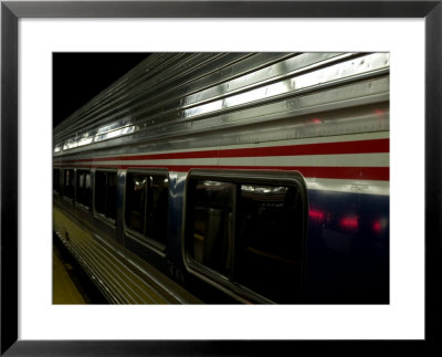 Close View Of Passing Amtrak Train by Todd Gipstein Pricing Limited Edition Print image