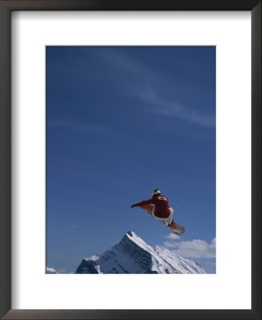Snowboarding In Halfpipe, Mt by Mark Cosslett Pricing Limited Edition Print image