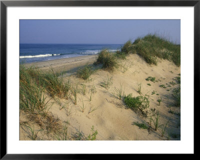 The Atlantic Ocean Rolls In Along The Dunes At Avon by Stephen Alvarez Pricing Limited Edition Print image
