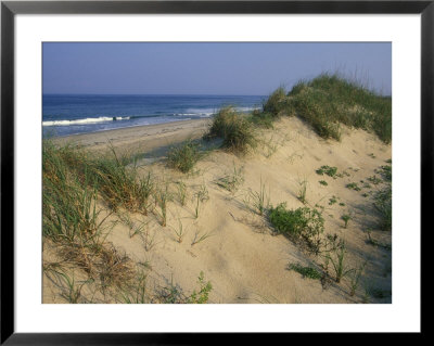 The Atlantic Ocean Rolls In Along The Dunes At Avon by Stephen Alvarez Pricing Limited Edition Print image