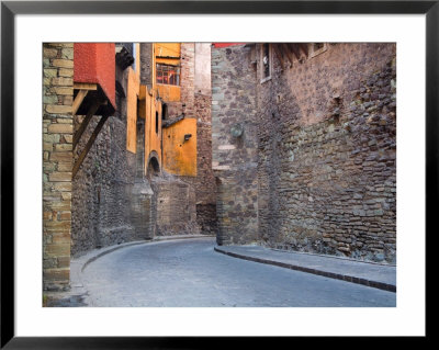 Subterranean Street With Houses Built Above, Guanajuato, Mexico by Julie Eggers Pricing Limited Edition Print image