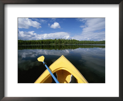 Kayakers View From Boat At Nancy Lake State Recreation Area by Michael Melford Pricing Limited Edition Print image