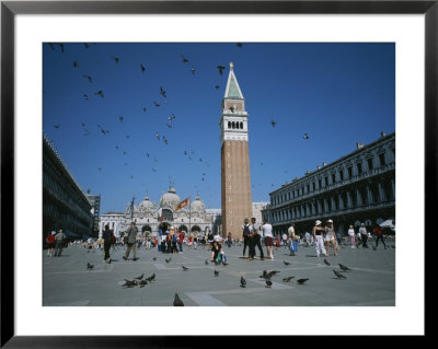 Saint Marks Square And Its Famous Pigeons by Taylor S. Kennedy Pricing Limited Edition Print image