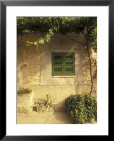 House Detail, Mallorca, Balearics, Spain by Walter Bibikow Pricing Limited Edition Print image