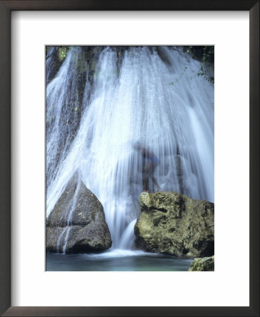 Boy At Reach Falls Near Muirton, Jamaica by Holger Leue Pricing Limited Edition Print image