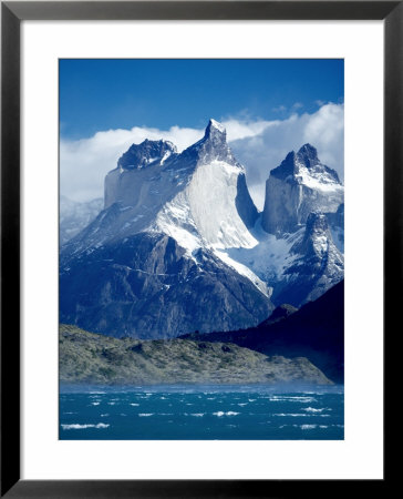 Cuernos Del Paine And Blue Waters Of Lake Pehoe, Patagonia, South America by Marco Simoni Pricing Limited Edition Print image