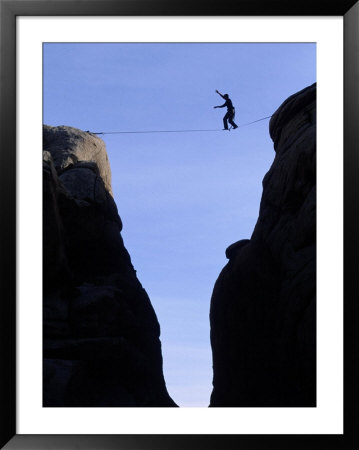 Tightrope Walking, Joshua Tree, Ca by Greg Epperson Pricing Limited Edition Print image
