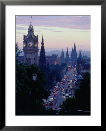 Evening Light Over Princes Street From Carlton Hill, Edinburgh, Scotland by Gareth Mccormack Pricing Limited Edition Print image
