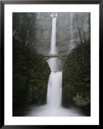 Multnomah Falls In Oregon by Paul Nicklen Pricing Limited Edition Print image