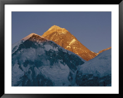 Mount Everest Is Seen In The Evening Light by Bobby Model Pricing Limited Edition Print image