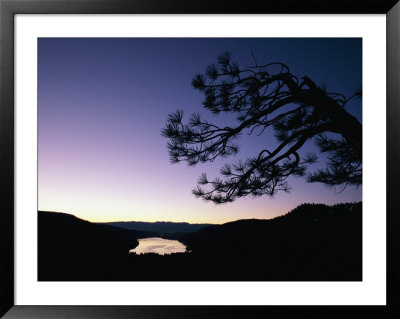 Twilight Over Donner Lake by Phil Schermeister Pricing Limited Edition Print image