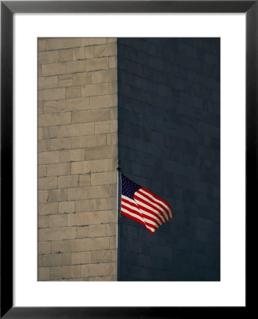 One Of The American Flags Surrounding The Monument by Kenneth Garrett Pricing Limited Edition Print image