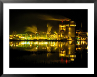 A Time Exposure, Taken At Night, Of The Mill And The River by Raymond Gehman Pricing Limited Edition Print image