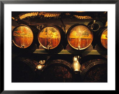 Casks Of Wine And Braids Of Garlic by Michael Melford Pricing Limited Edition Print image