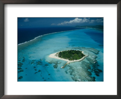 Aerial View Of Saipan Island In Micronesia by Paul Chesley Pricing Limited Edition Print image